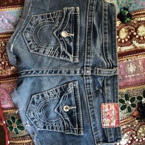 True religion jean shorts